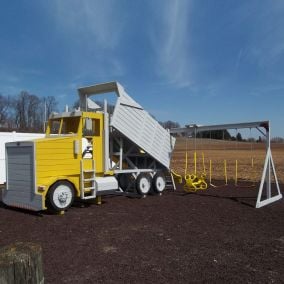 Amish Dump Truck Playground Set