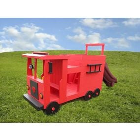 Amish Made Train Engine Locomotive Playground Set