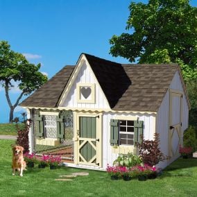 Little Cottage Co Victorian Cozy Dog Kennel Kit