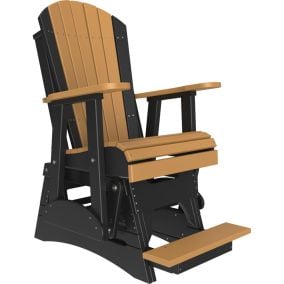 Amish Poly 2' Adirondack Balcony Glider Chair