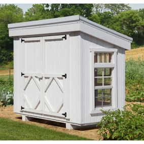 Amish Made Petite Greenhouse Backview