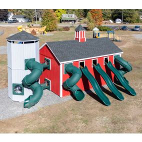 Barn and Silo Farming Playground Set