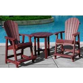 Amish Polywood Balcony Cafe Set