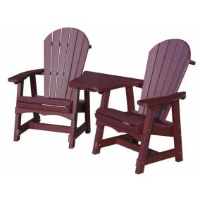 Amish Polywood Adirondack Deck Settee