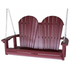 Amish Polywood Adirondack Porch Swing