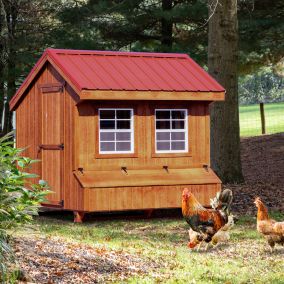 Amish Made 7W x 8L Quaker Chicken Coop