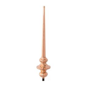 Lance Copper Roof Finial - 27 in.