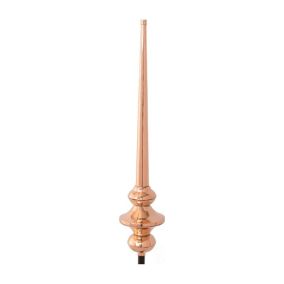 Lance Copper Roof Finial - 52 in.