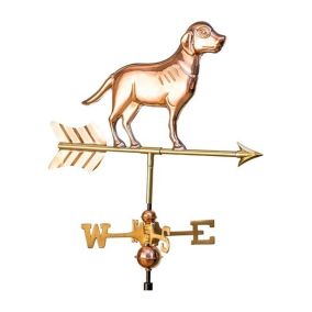Lab Copper Weathervane - Cottage Size
