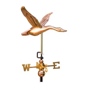 Flying Goose Copper Weathervane - Cottage Size
