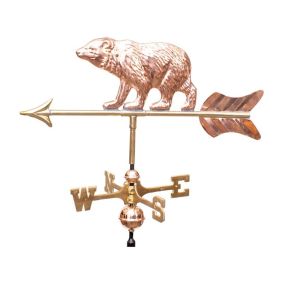Bear Copper Weathervane - Cottage Size