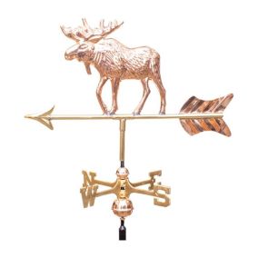 Moose Copper Weathervane - Cottage Size