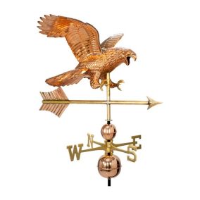 Diving Eagle Copper Weathervane - Large Size