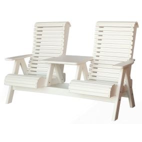 Amish Polywood Rollback Settee