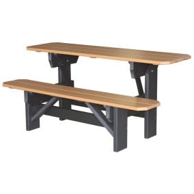 Polywood Single Garden Bench/Table