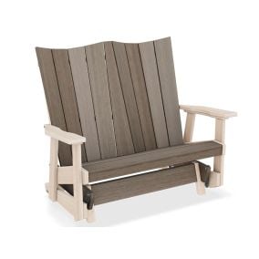 Amish Skyward Poly Adirondack Double Glider