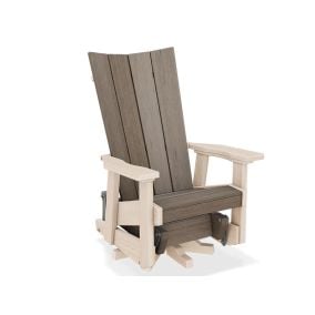 Amish Skyward Poly Adirondack Swivel Glider