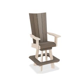 Amish Skyward Poly Swivel Bar Height Chair