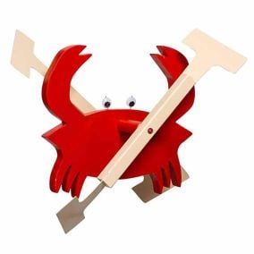 Amish Made Whirlybird Lawn Decor - Crab