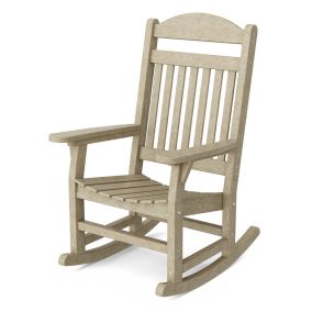 Heritage Traditional Rocking Chair in Weathered Wood