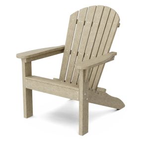 Heritage Sunset Adirondack Chair in Weathered Wood