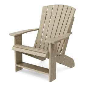 Heritage Adirondack Chair in Weathered Wood