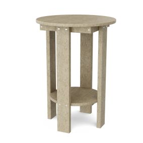Heritage Balcony Side Table in Weathered Wood