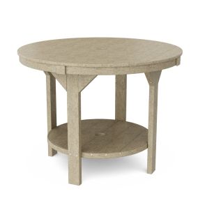 Heritage 48" Pub Counter Table in Weathered Wood