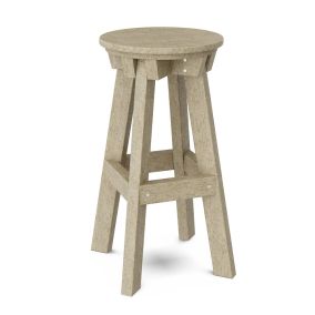 Heritage Barstool in Weathered Wood