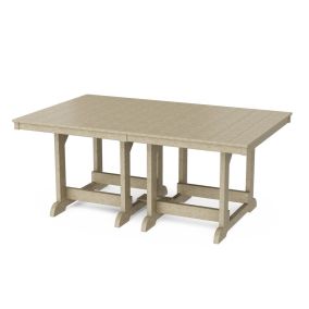 Heritage 44"x72" Dining Table in Weathered Wood