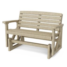 Classic Double Glider in Weathered Wood