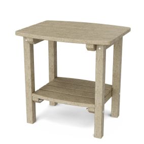 Classic Side Table in Weathered Wood