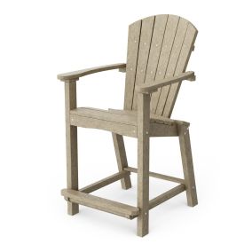 Classic 26" High Counter Chair in Weathered Wood