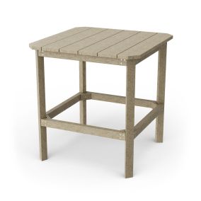 Classic 36" High Counter Table in Weathered Wood