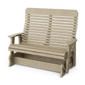 Signature Double Glider in Weathered Wood