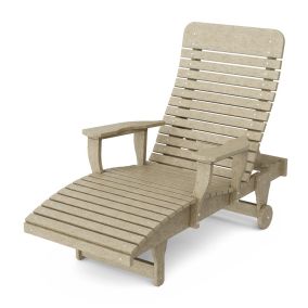 Signature Chaise Lounge in Weathered Wood
