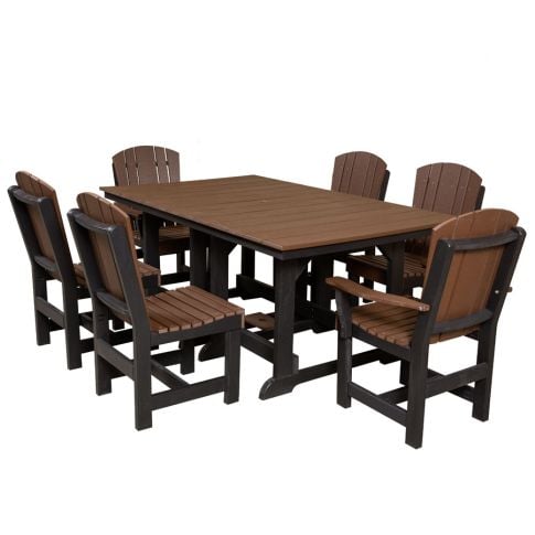 Amish Made Poly Heritage 7 Piece Patio Dining Set
