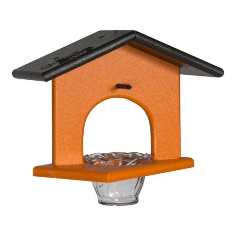 Single Oriole Feeder - Tangerine & Black