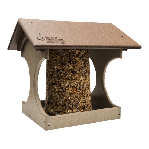 Amish Made Poly Suet Log Feeder