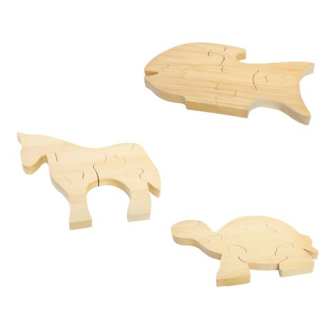 Amish Made Wooden Jake’s Jigsaw Puzzles - Pig