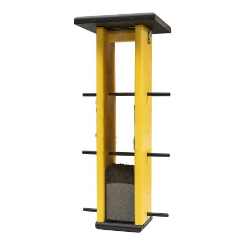 Amish Poly Finch Feeder - Yellow & Black