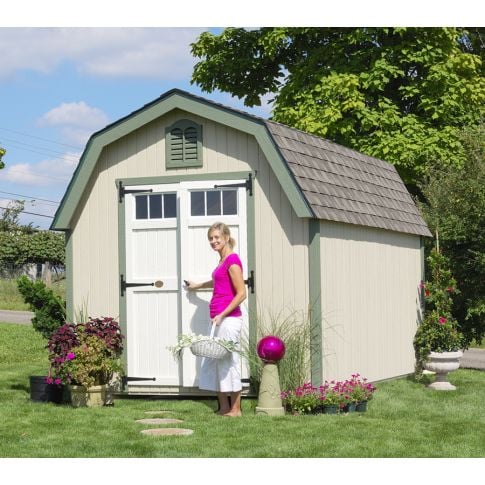 Amish Made Colonial Greenfield Garden Shed Kit