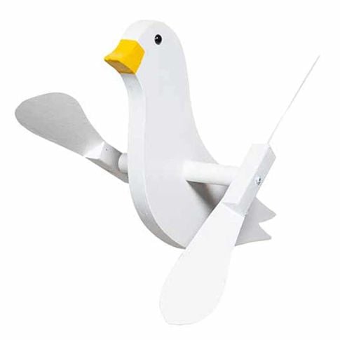 Amish Made Whirlybird Lawn Decor - Dove