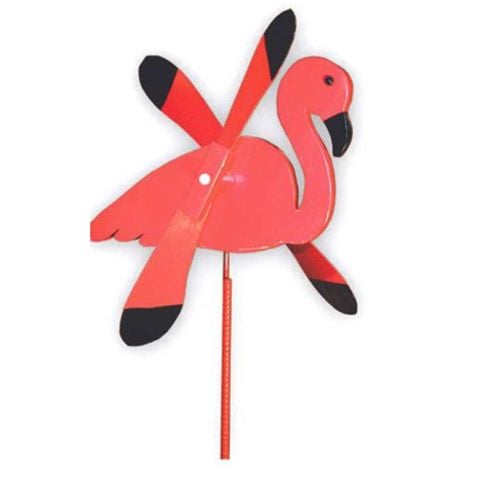 Amish Made Whirlybird Lawn Decor - Flamingo
