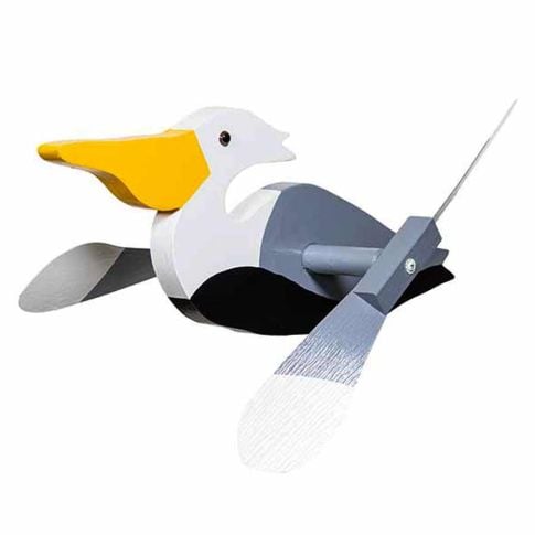 Amish Made Whirlybird Lawn Decor - Pelican