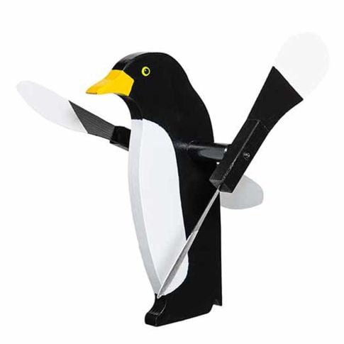 Amish Made Whirlybird Lawn Decor - Penguin