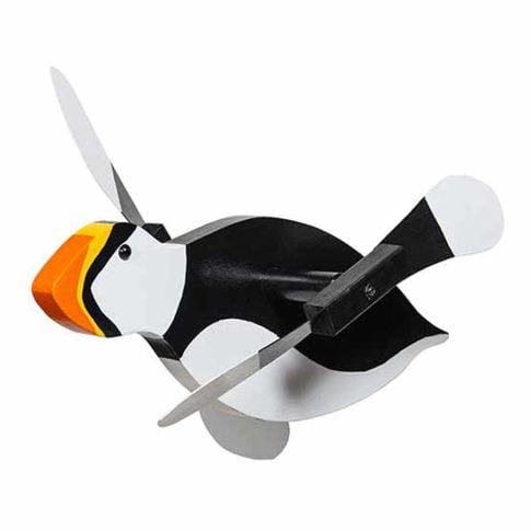 Amish Made Whirlybird Lawn Decor - Puffin