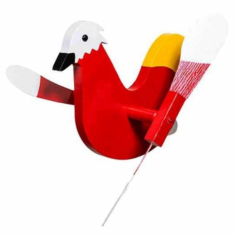 Amish Made Whirlybird Lawn Decor - Rooster