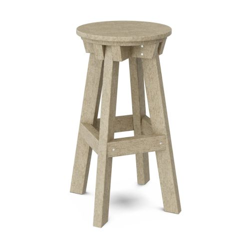 Heritage Barstool in Weathered Wood