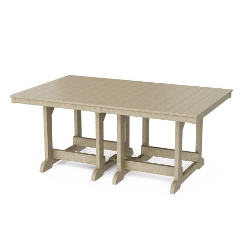 Heritage 44"x72" Dining Table in Weathered Wood